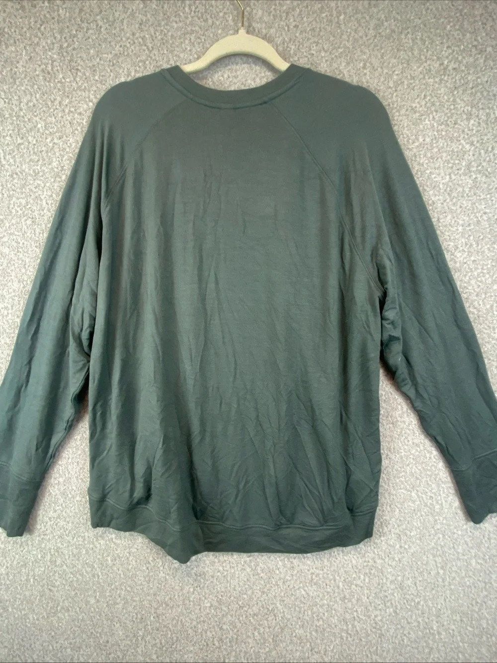 Athleta Women's XL Modal Long Sleeve Shirt Scoop Neck Activewear T-Shirt Cozy